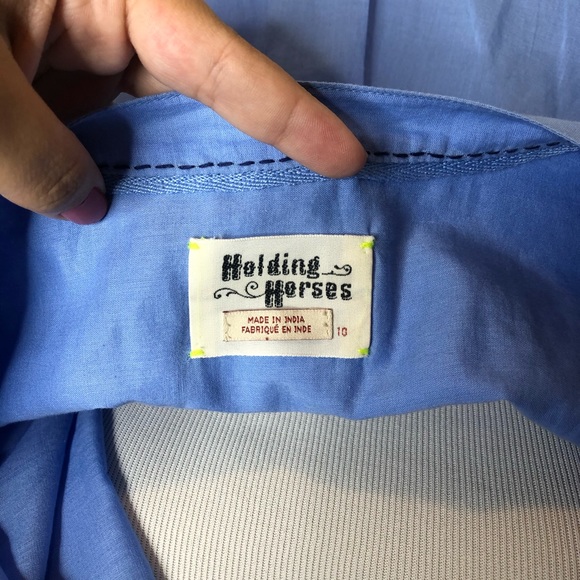 ANTHROPOLOGIE Holding Horses Layered Peplum Top - Picture 10 of 10